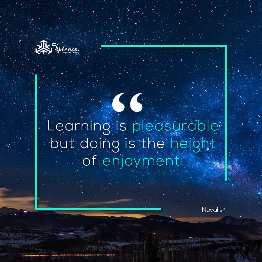 Novalis_ Learning Quote