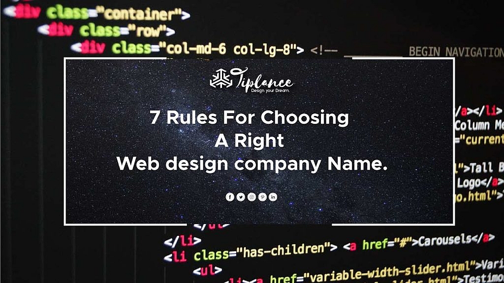 How To Choose Web Design Company Name