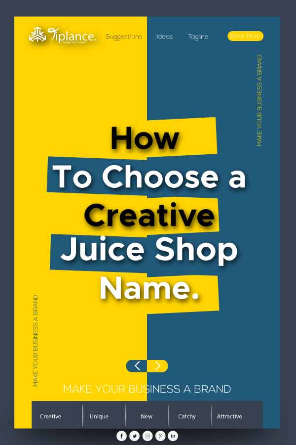 juice shop name ideas