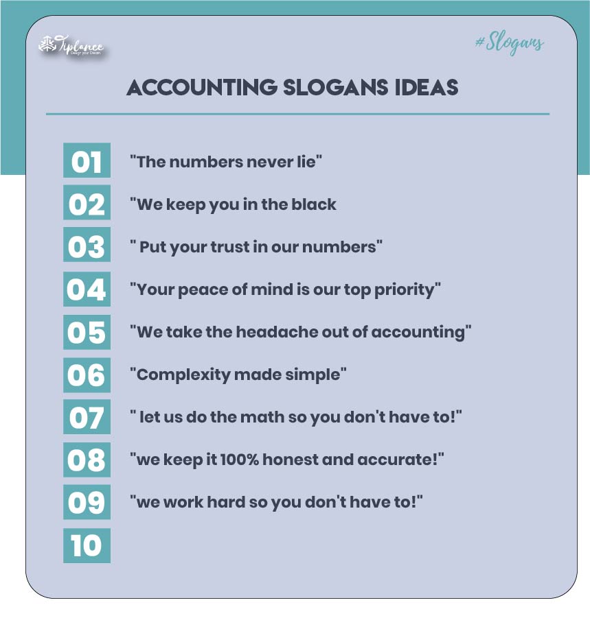 Best Accounting Slogans Taglines