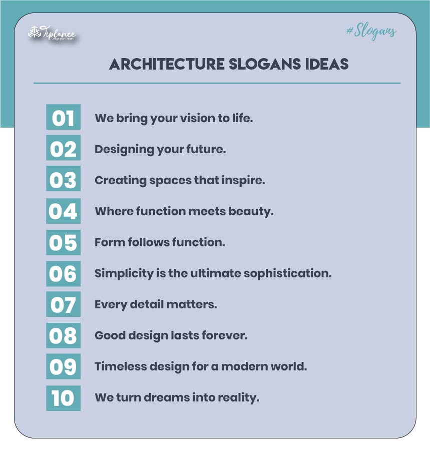 Best Architecture Slogans Ideas