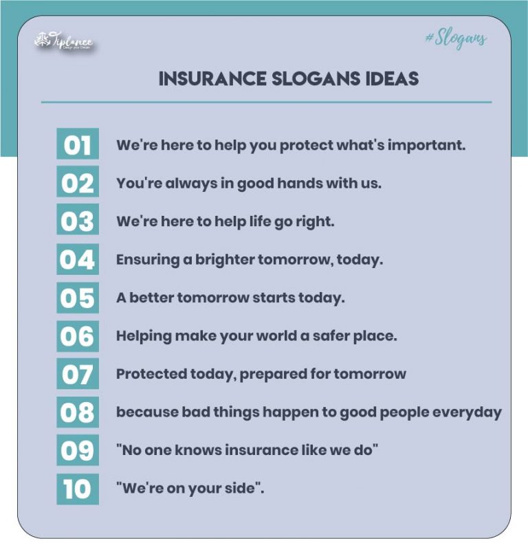 Best Health Insurance Slogans Taglines Tiplance