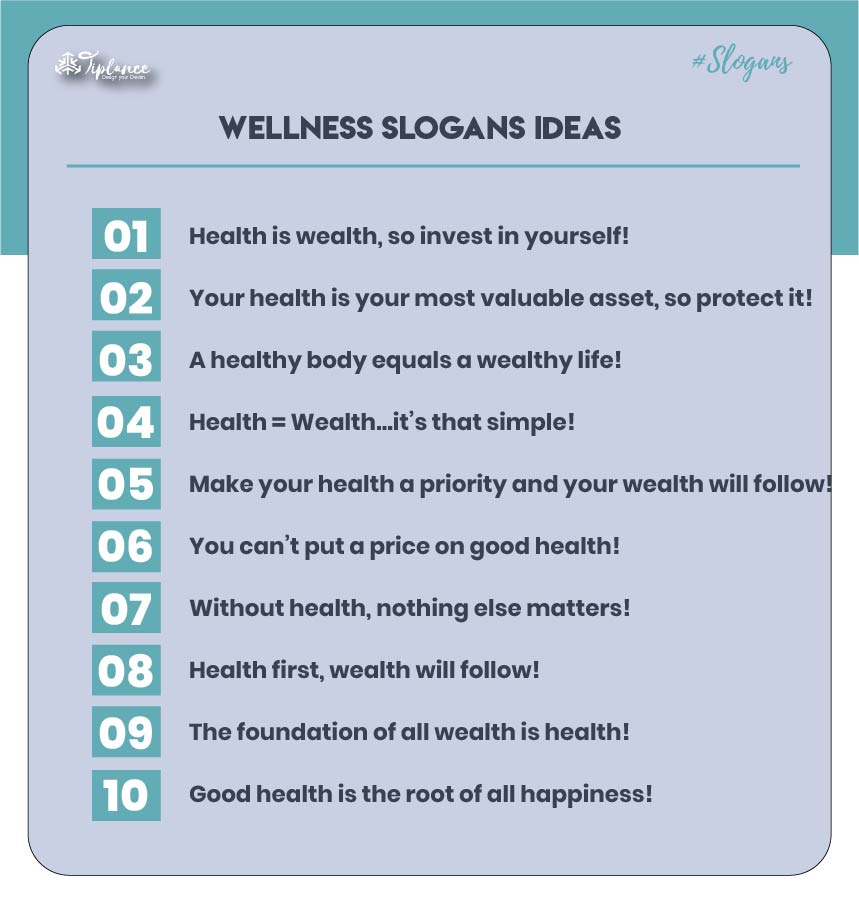 Best Wellness Slogans & Taglines