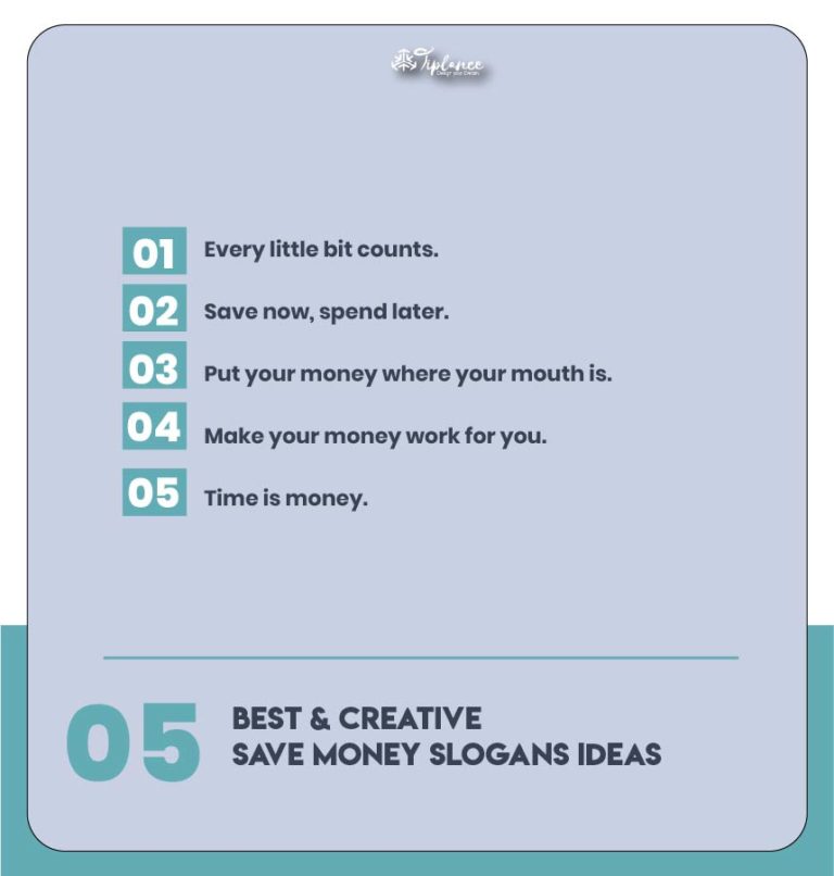 107 Catchy Save Money Slogans Samples Ideas Tiplance