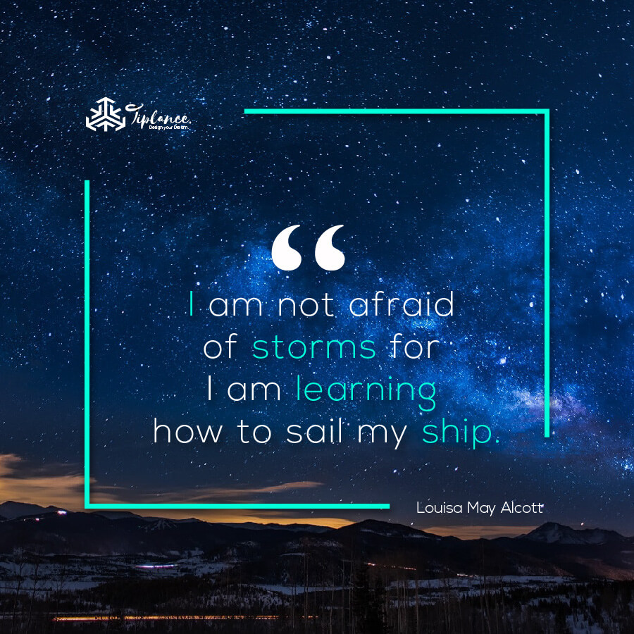Louisa May Alcott Learning Quote