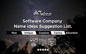 Software Company Name Ideas Suggestion List
