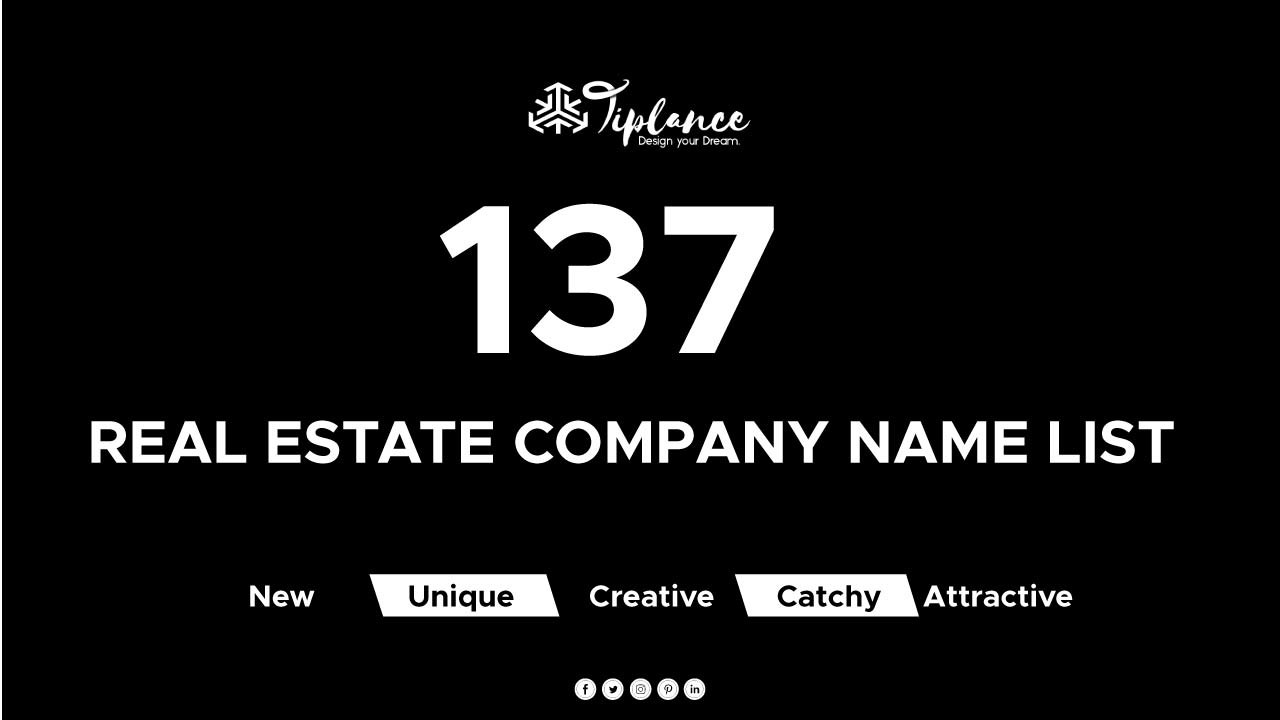 Real estate company name list