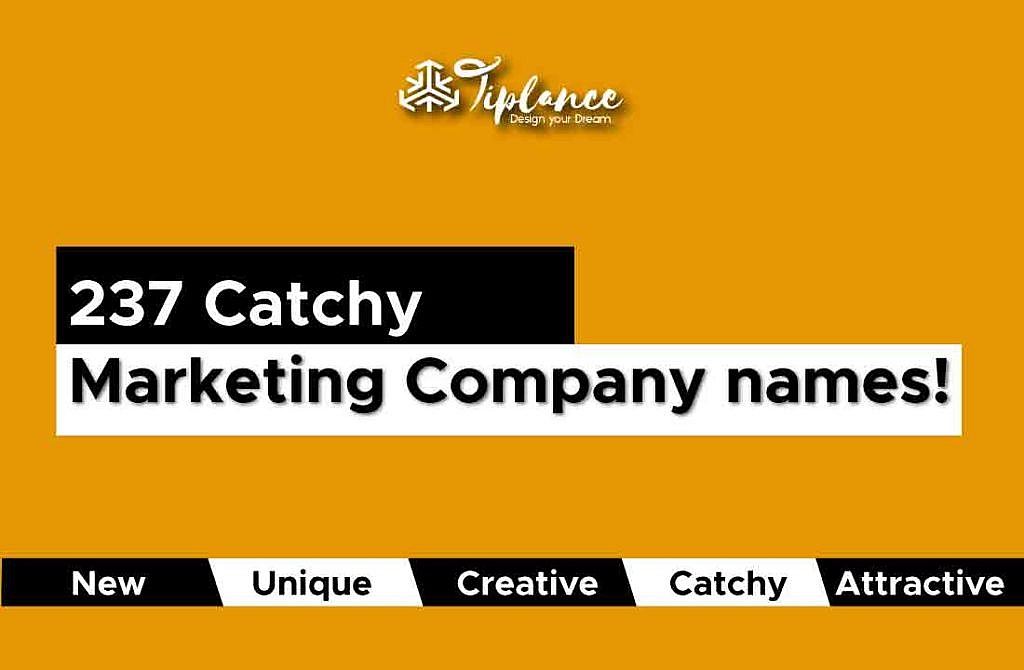 237 Innovative & Catchy Marketing Company name ideas