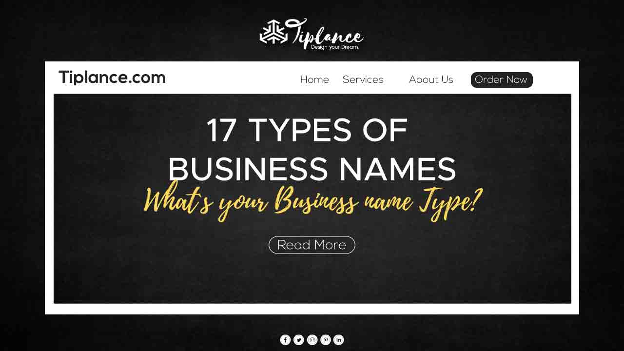 Types of Business name