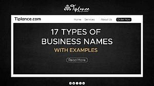 Types of business name with examples