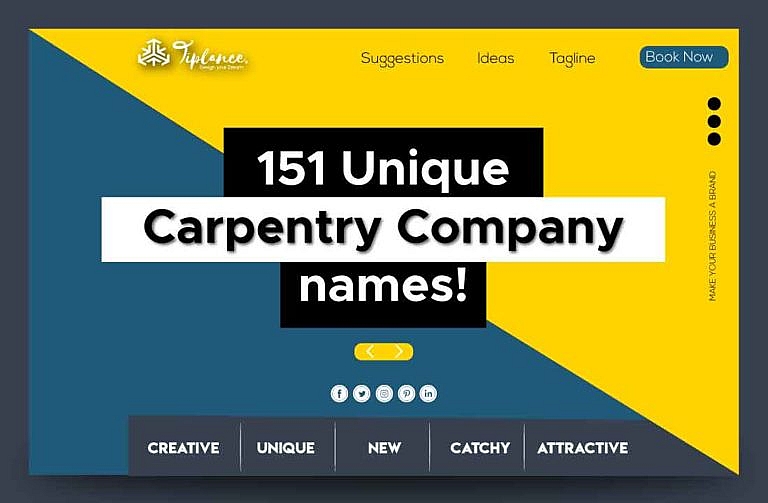 151 Unique Woodwork and Carpentry Company name ideas. - Tiplance