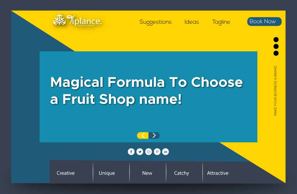 Create Fruit Shop name