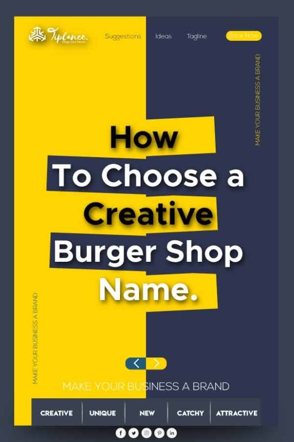 Creative Burger shop name ideas Tiplance