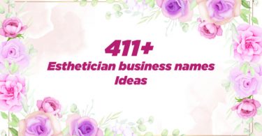 Esthetician business names Ideas
