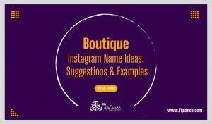 Best Boutique Instagram names