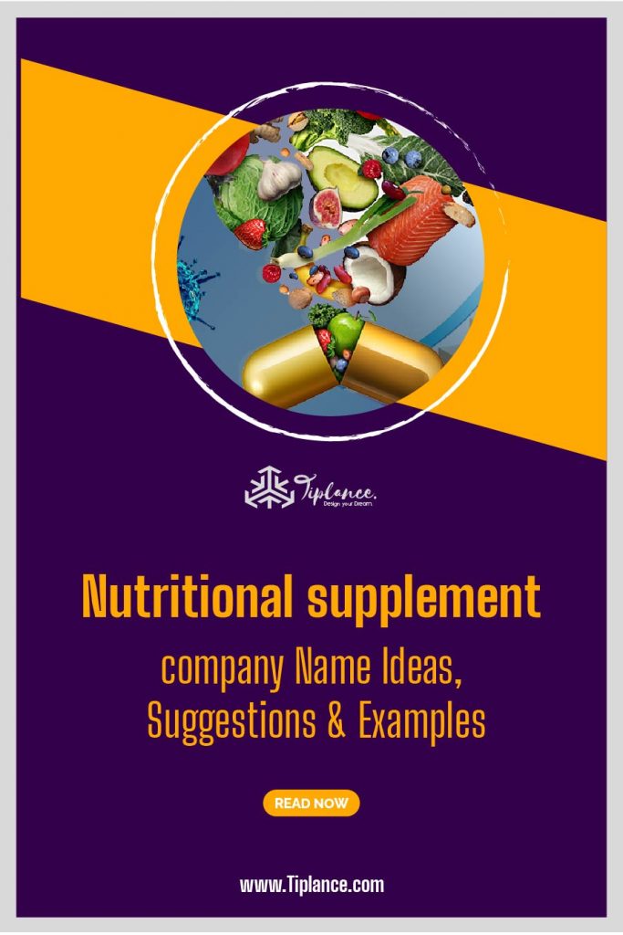 company names for Nutritional supplement
