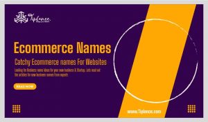 Catchy Ecommerce Names For Websites & Business
