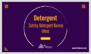 Creative Detergent Names