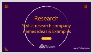 Research business names
