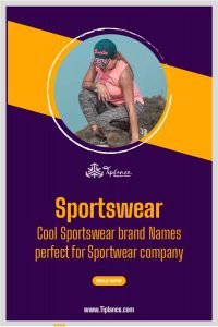 Sportswear names ideas