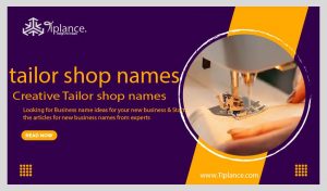 Tailor shop names