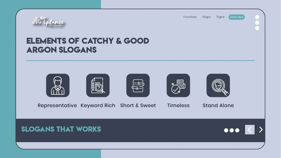 105+ Powerful Argon Slogans Taglines & Ideas - Tiplance