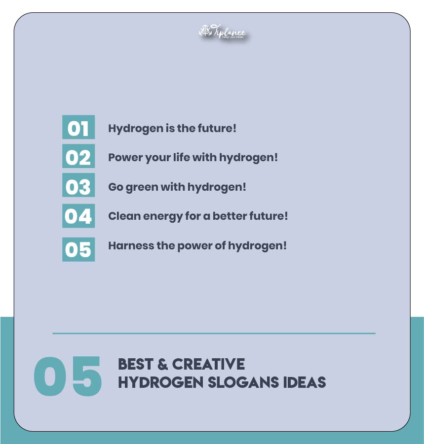 Best Hydrogen Slogans & Taglines Examples