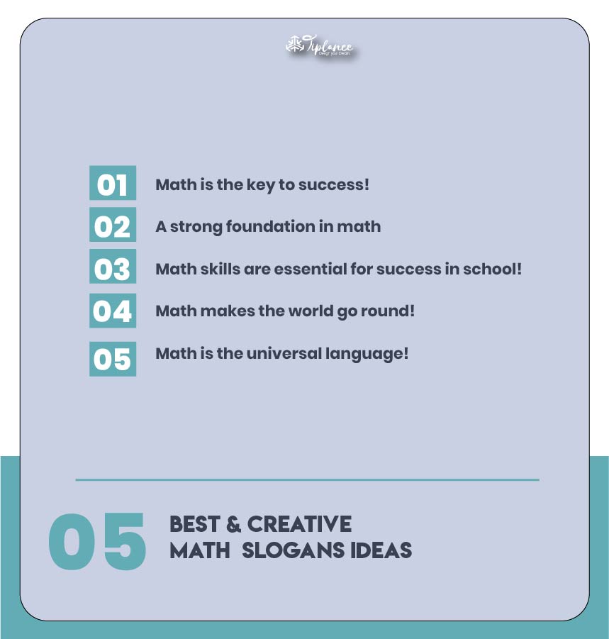 Best Math Slogans Ideas & Suggestion's