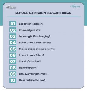 Best School Campaign Slogans