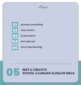 Best School Campaign Slogans Ideas & Examples
