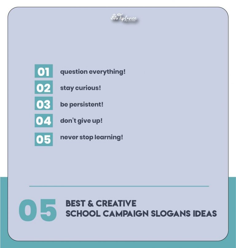 101+ Best School Campaign Slogans Ideas & Examples - Tiplance