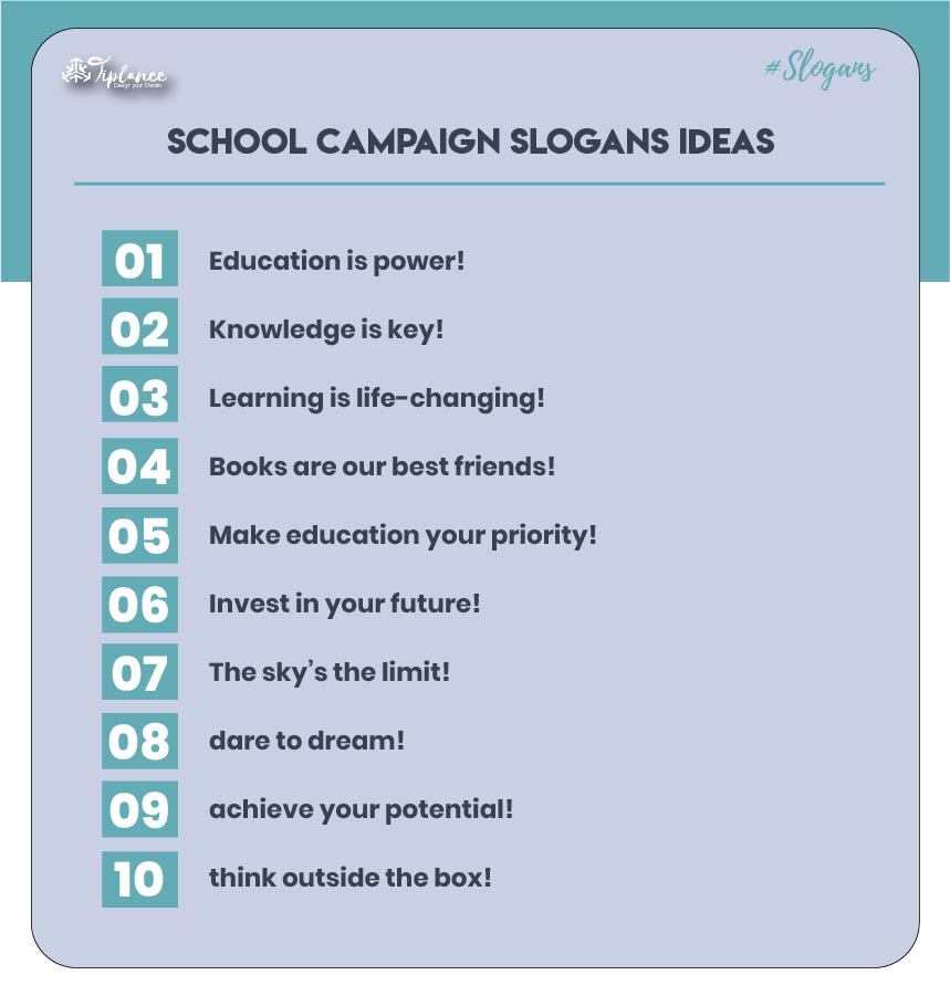 Best School Campaign Slogans