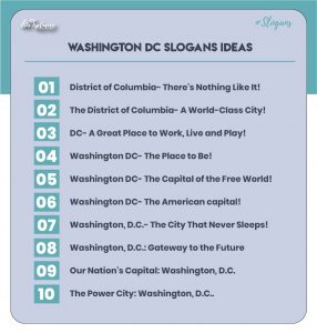 Best Washington dc Slogans Ideas