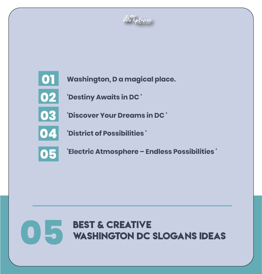 Best Washington dc Slogans Ideas & Examples
