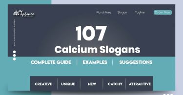 Calcium Slogans