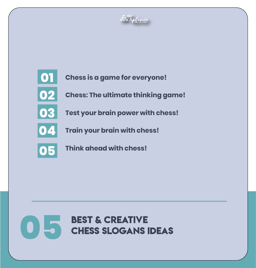 Catchy Chess Slogans Example & Ideas