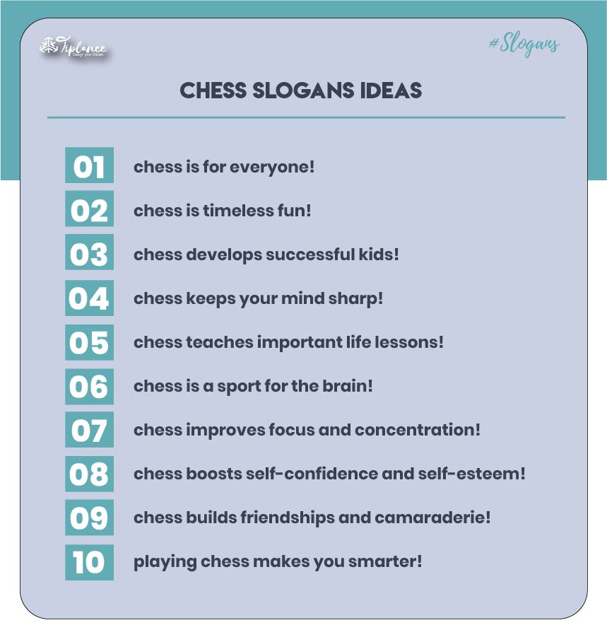Catchy Chess Slogans Example