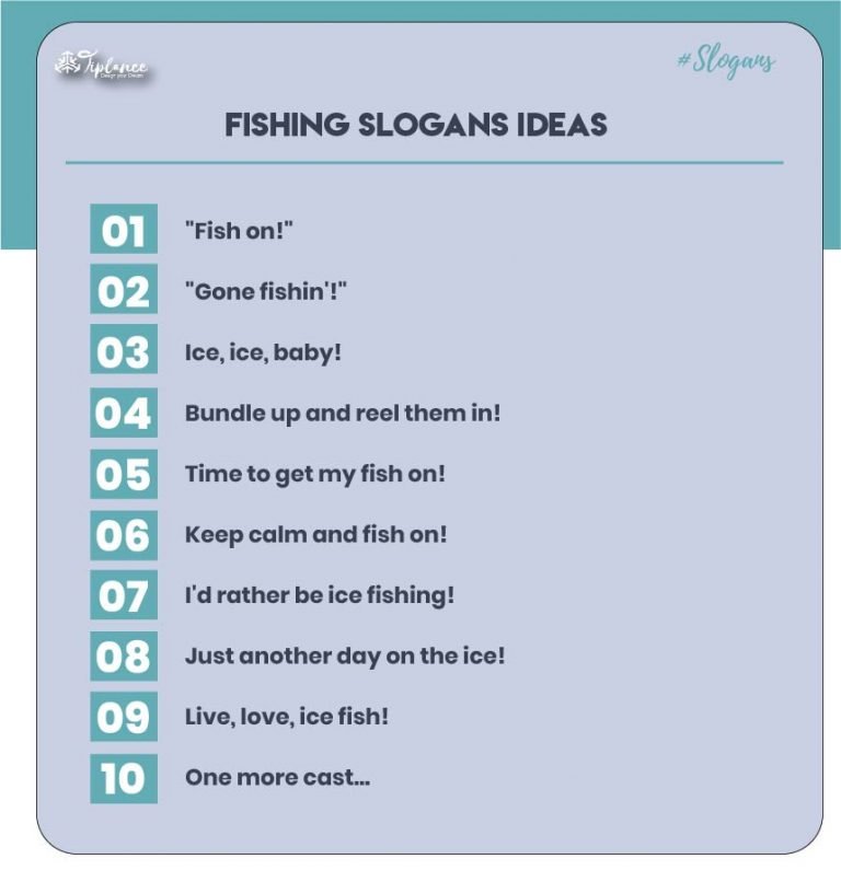 111+ Catchy Fishing Slogans & Taglines Ideas Tiplance