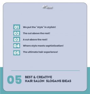 Catchy Hair Salon Slogans Samples & Ideas