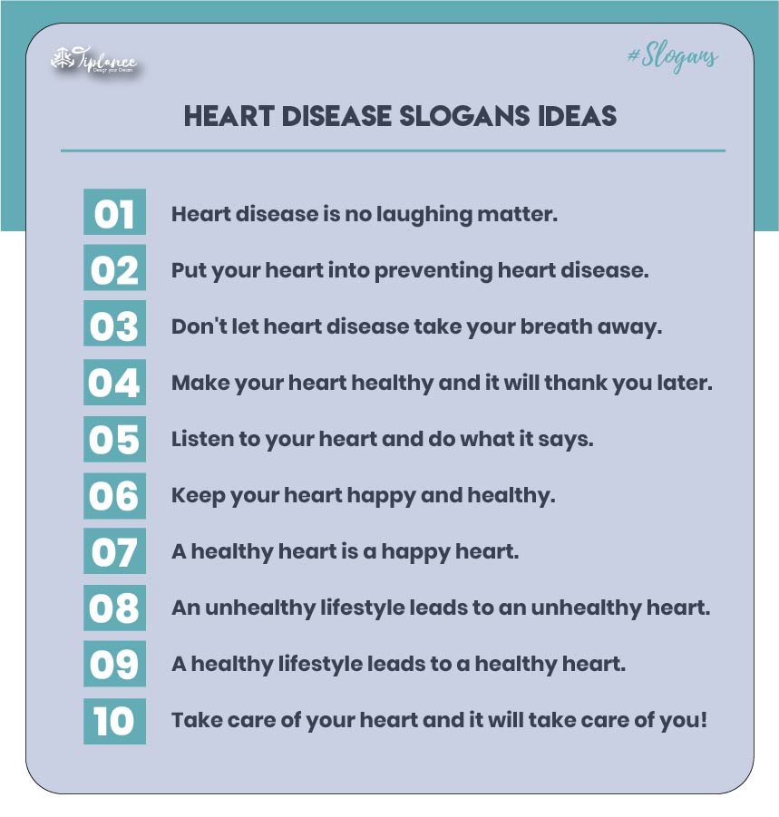Catchy Heart Disease Slogans
