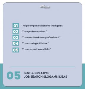 Catchy Job Search Slogans & Taglines Samples