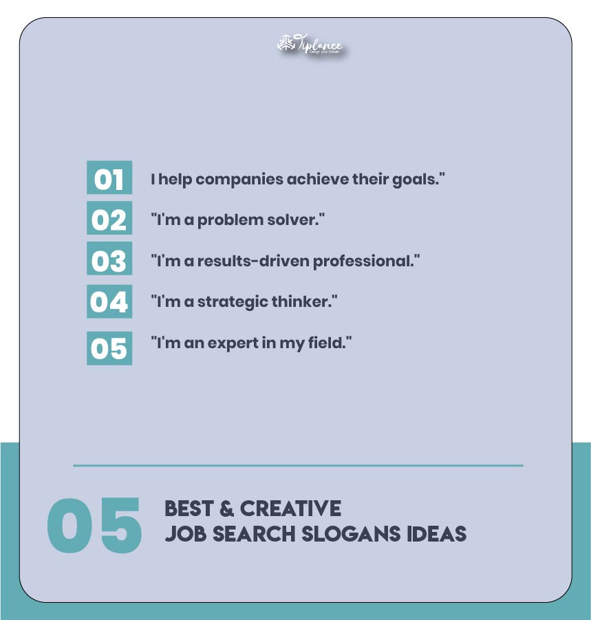 Catchy Job Search Slogans & Taglines Samples