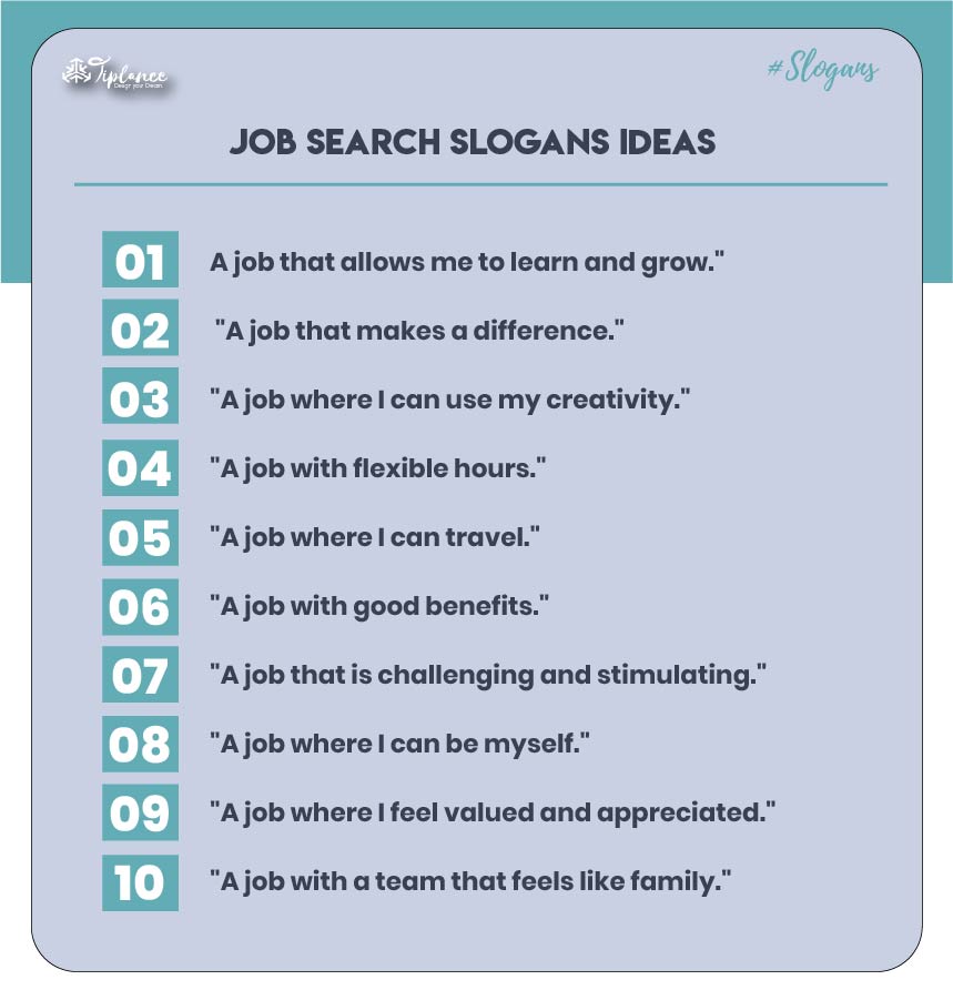 Catchy Job Search Slogans & Taglines