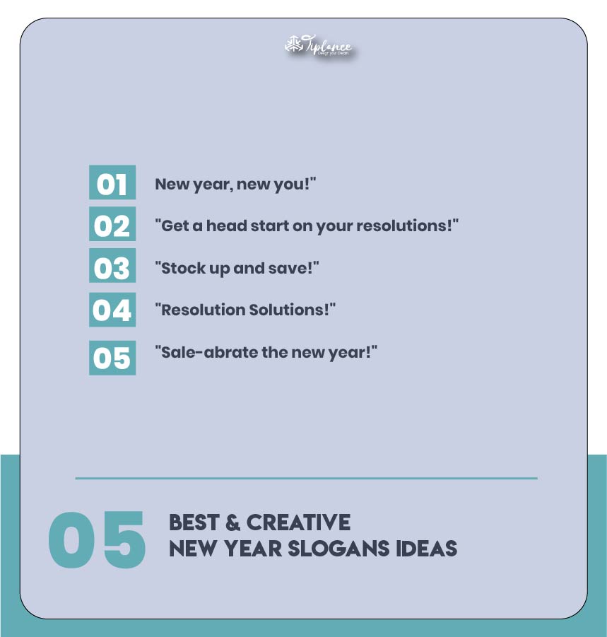 Catchy New Year Slogans & Taglines Example