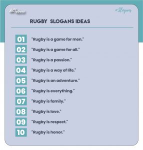 Catchy Rugby Slogans & Taglines