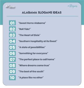 Creative Alabama Slogans Taglines