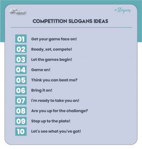 Creative Competition Slogans Examples