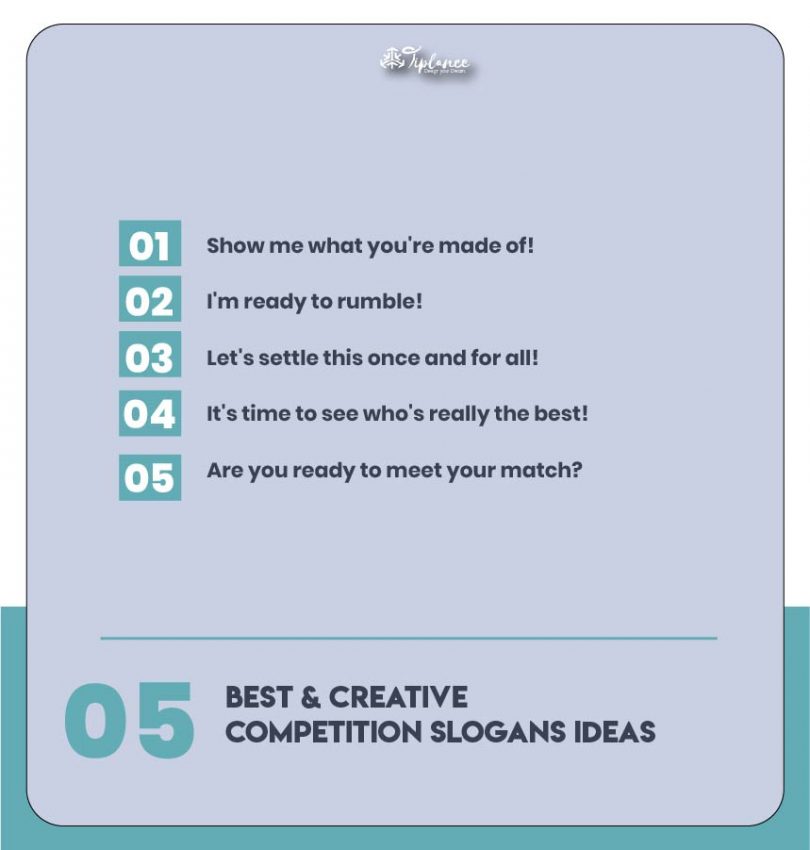 107+ Creative Competition Slogans Examples & Taglines - Tiplance