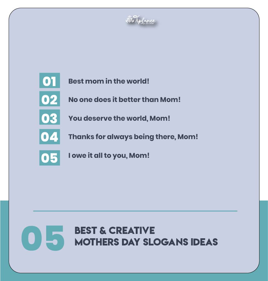 Creative Mothers Day Slogans & Taglines Ideas