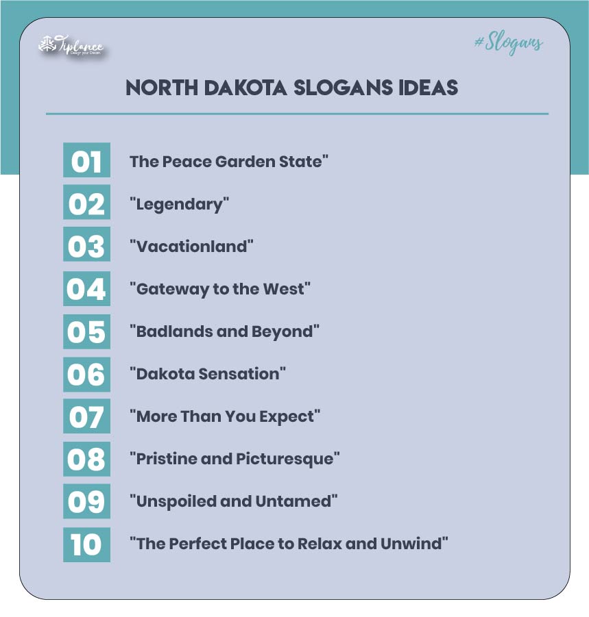 Creative North Dakota Slogans Examples